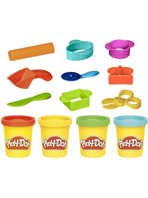 Kit de démarrage Play-Doh avec 4 boîtes et des accessoires - Kiabi