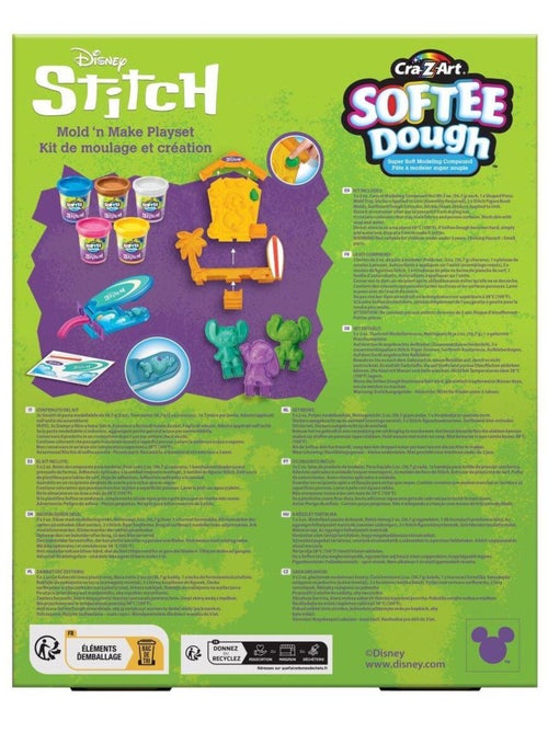 Kit de fabrication de figurines Stitch en pâte à modeler douce et malléable - Kiabi
