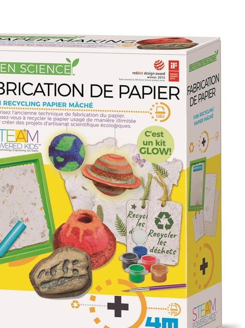 Kit de fabrication Green Science : Fabrication de papier N/A - Kiabi