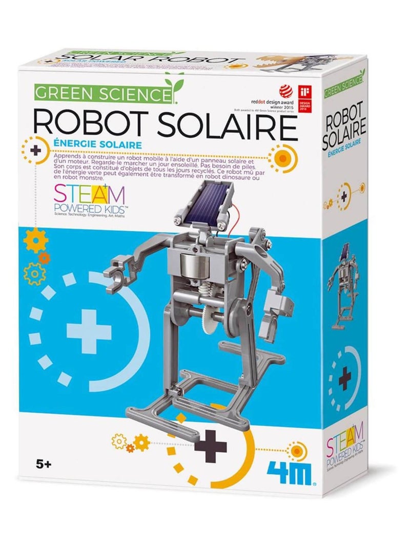 Kit de fabrication Green Science : Robot Solaire Multicolore - Kiabi