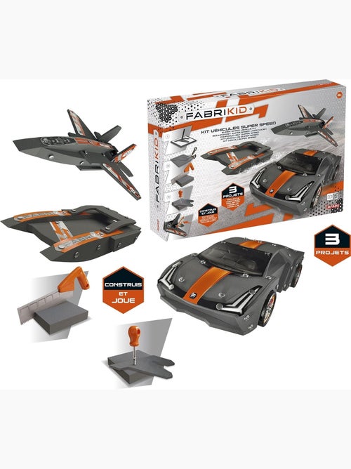Kit De Fabrication Véhicules Super Speed - Fabrikid - Kiabi