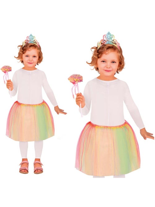 Kit de fée : serre-tête, baguette magique et tutu - Kiabi