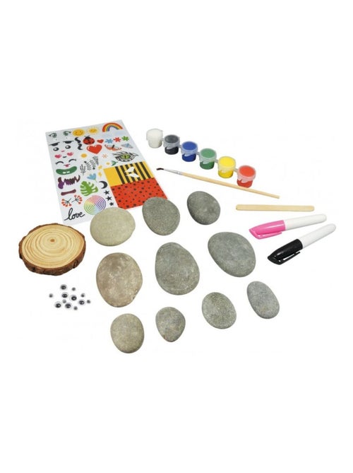 Kit de galets à décorer - Kiabi Kit de galets à décorer - Kiabi