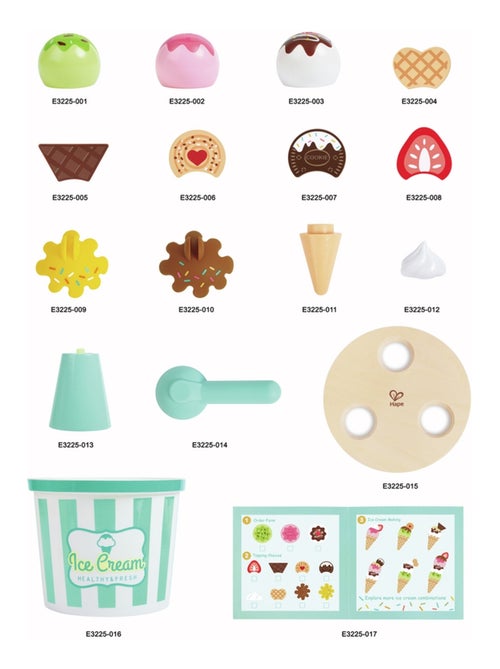 Kit de glaces avec support - Kiabi Kit de glaces avec support - Kiabi