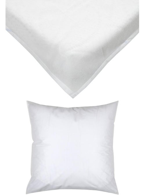 Kit de literie jetable protège matelas et oreiller Miley - Kiabi Kit de literie jetable protège matelas et oreiller Miley - Kiabi