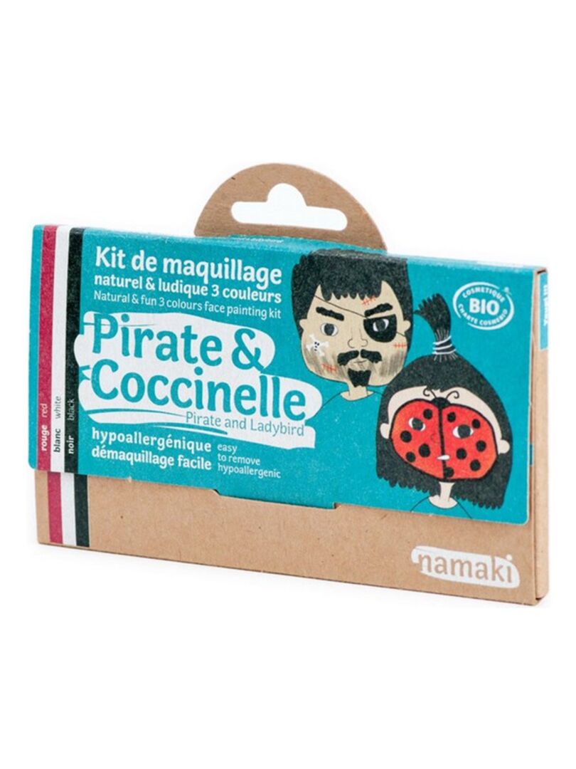 Kit de Maquillage 3 couleurs Pirate et Coccinelle Multicolore - Kiabi