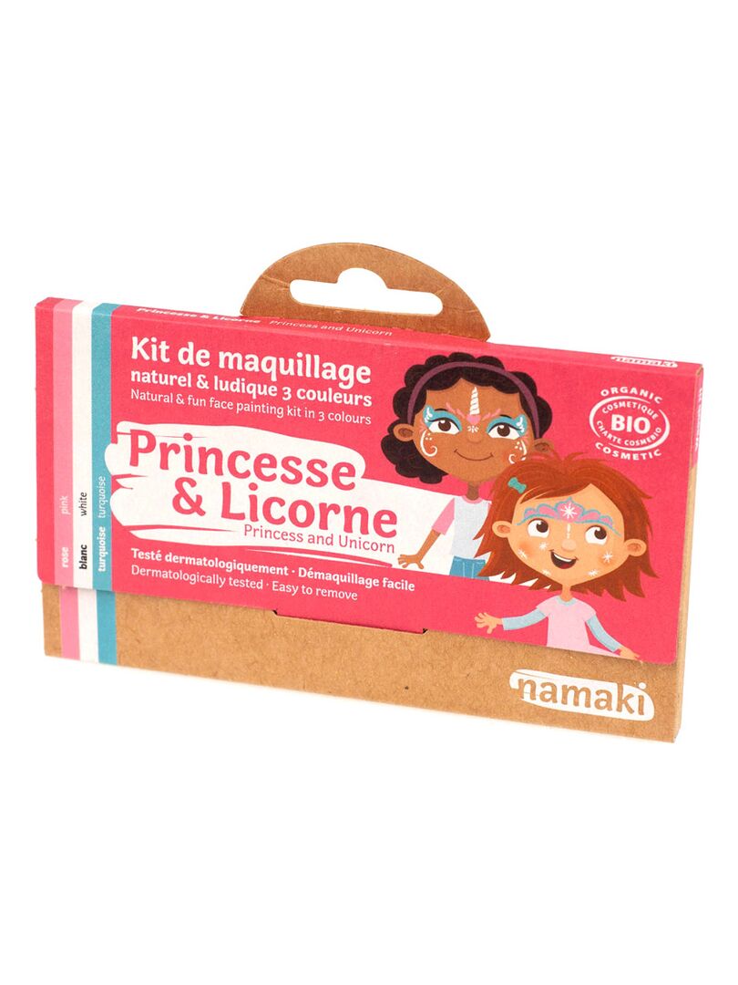 Kit de Maquillage 3 couleurs Princesse et Licorne Multicolore - Kiabi