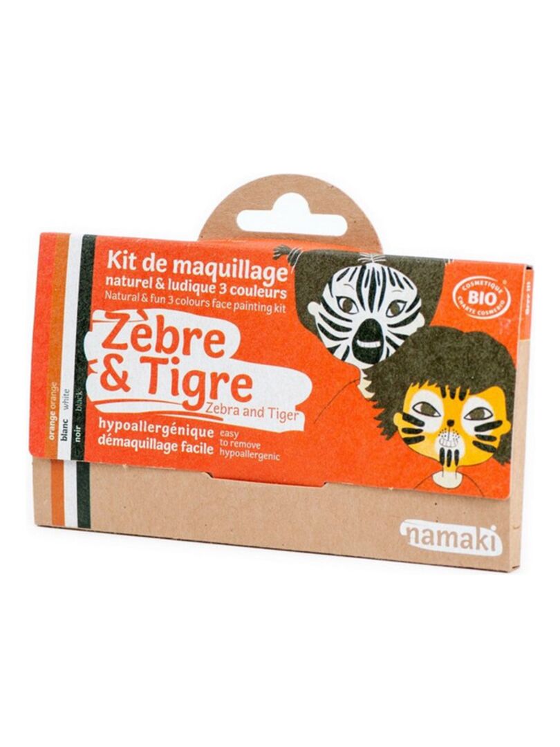 Kit de Maquillage 3 couleurs Zèbre et Tigre Multicolore - Kiabi
