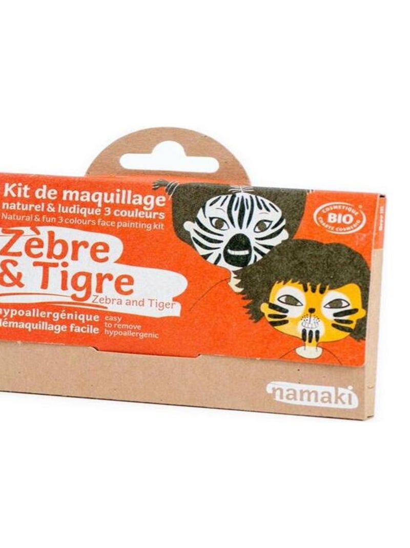 Kit de Maquillage 3 couleurs Zèbre et Tigre Multicolore - Kiabi