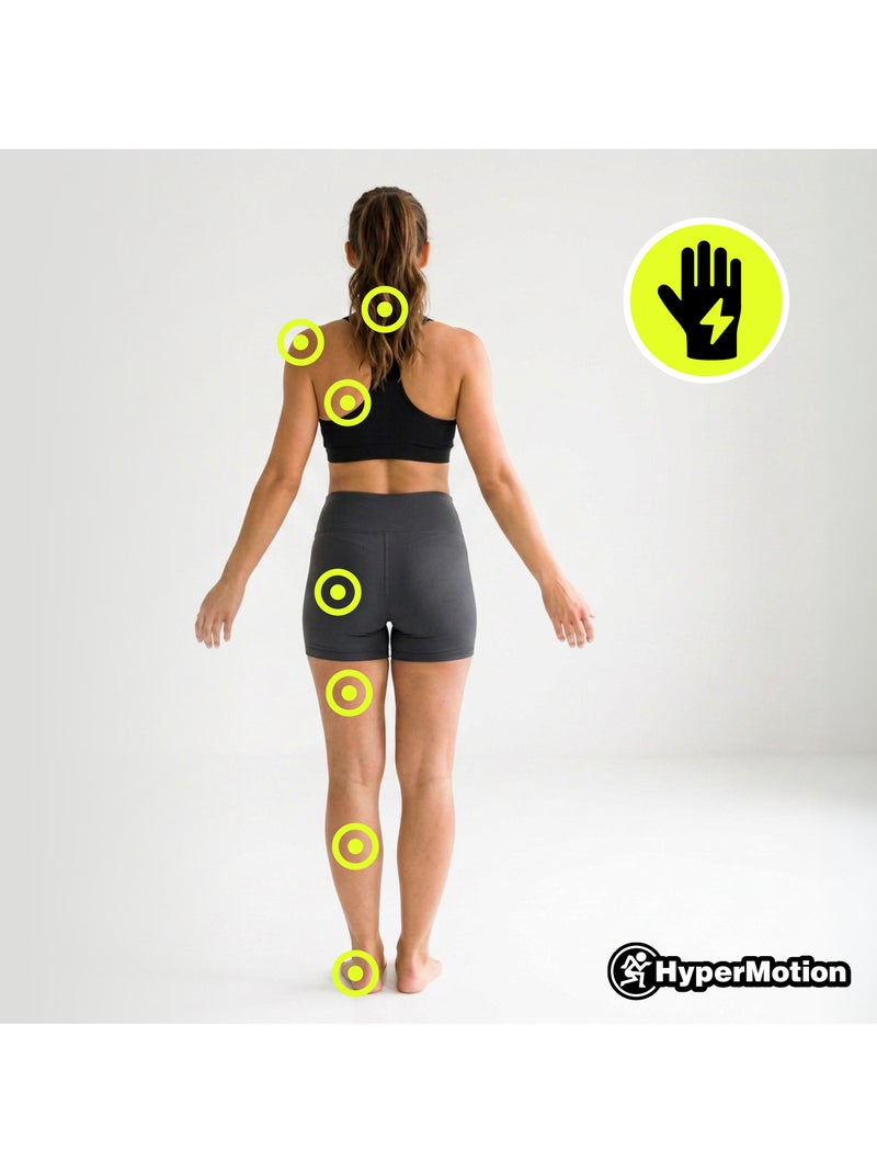 Kit de massage 3 en 1 hypermotion balles et rouleau de massage pieds et corps Gris - Kiabi