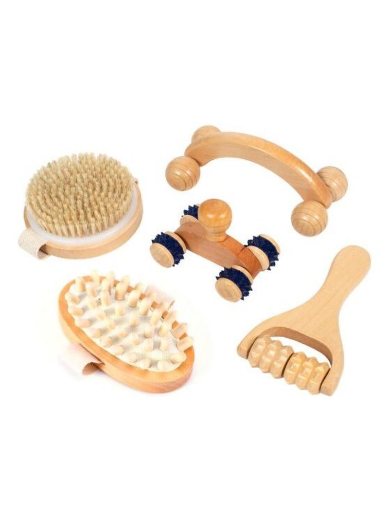 Kit de massage sensoriel en bois N/A - Kiabi