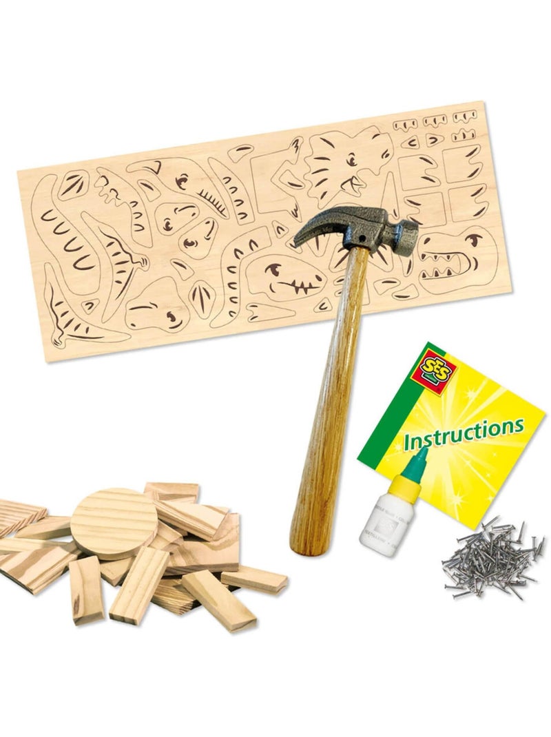 Kit de menuiserie : Dinosaures Marron - Kiabi