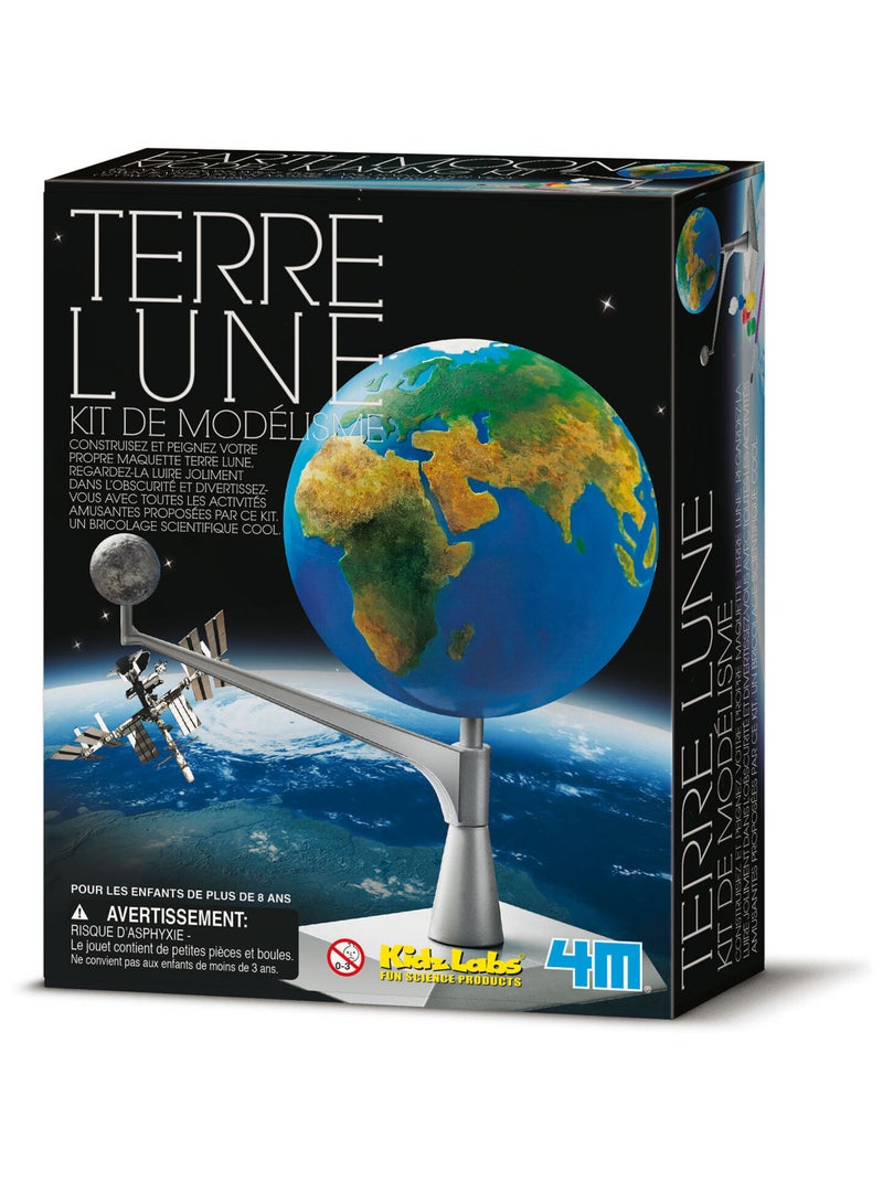 Kit de modélisme : Espace : Terre et Lune Multicolore - Kiabi