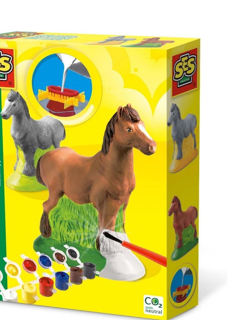 Kit de moulage en plâtre Cheval N/A - Kiabi