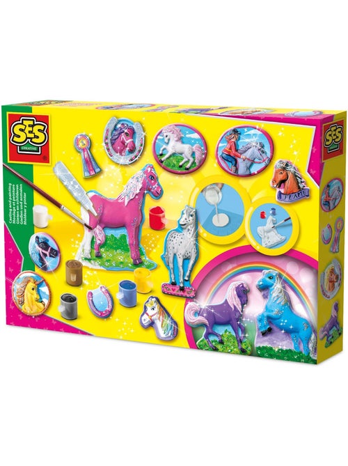 Kit de moulage en plâtre Chevaux - Kiabi