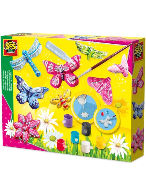 Kit de moulage en plâtre Papillons scintillants - Kiabi