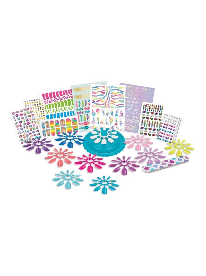 Kit de Nail Art Stylé Multicolore - Kiabi