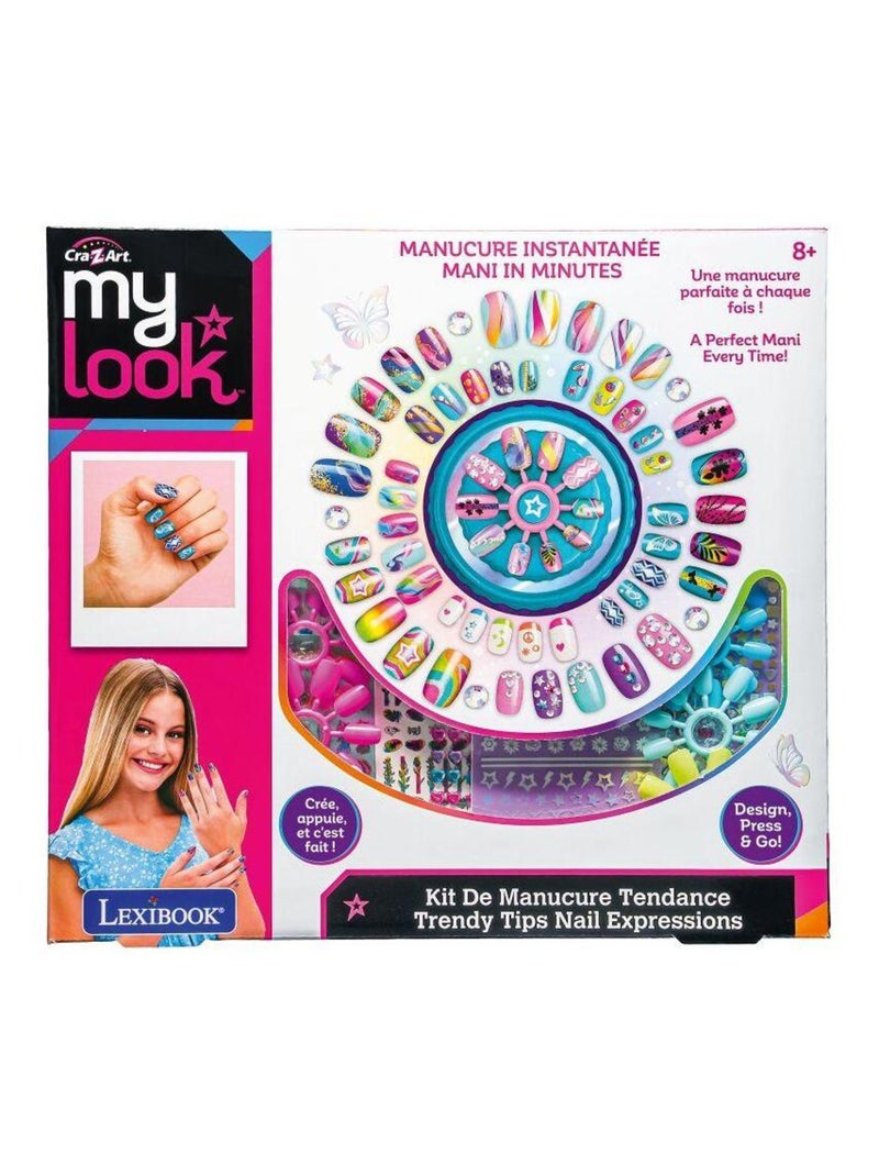 Kit de Nail Art Stylé Multicolore - Kiabi
