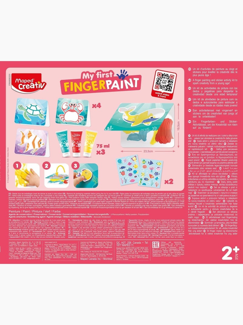 Kit de peinture au doigt N/A - Kiabi