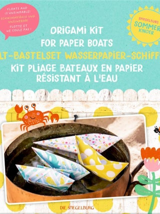 kit de pliage de bateaux en papier résistant à l'eau - Multi-couleur