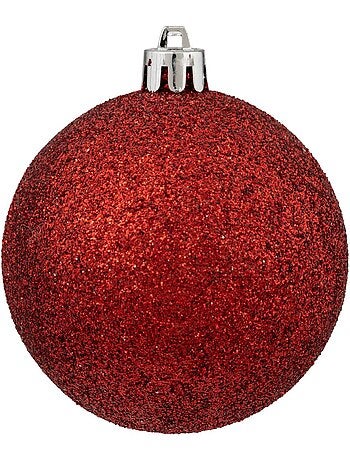 Kit de sapin "colorama de noël" 18 pièces rouge/blanc