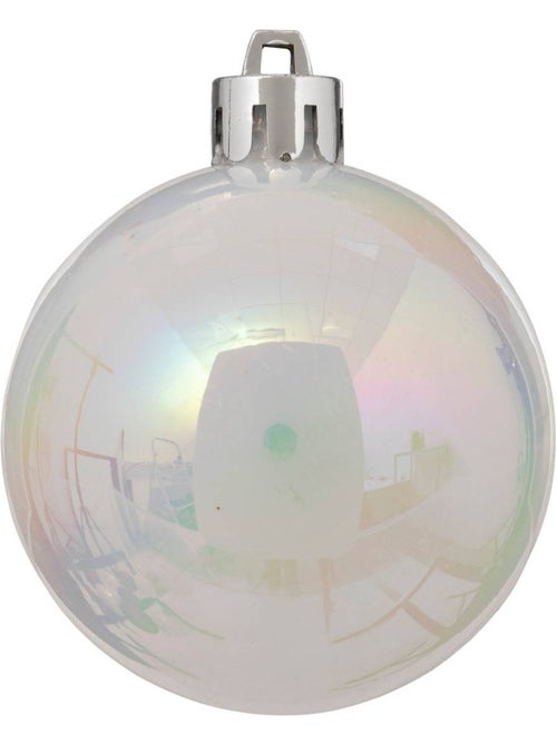 Kit de sapin "colorama de noël" 18 pièces rouge/blanc - Kiabi