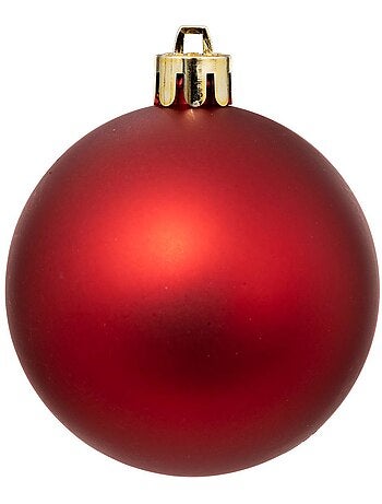 Kit de sapin "colorama de noël" 18 pièces rouge/blanc