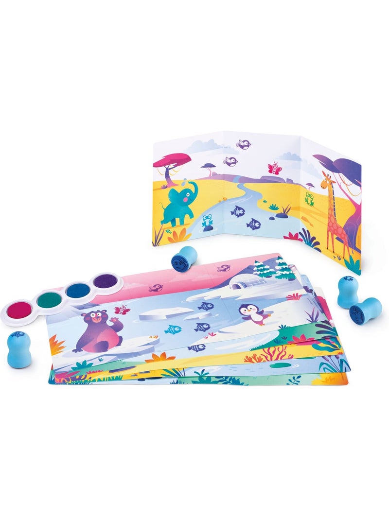 Kit de tampons encrés N/A - Kiabi
