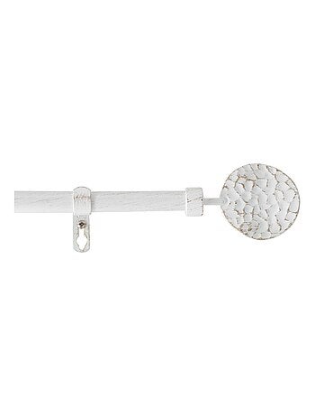 Kit de tringle à rideaux extensible Disque Martelé