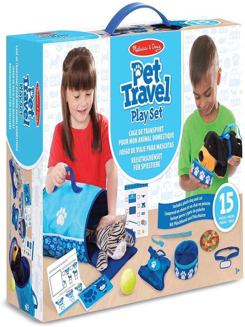 Kit de voyage animal domestique Bleu - Kiabi