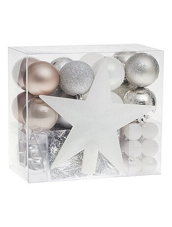 Kit Décoration pour sapin de Noël - 44 Pièces