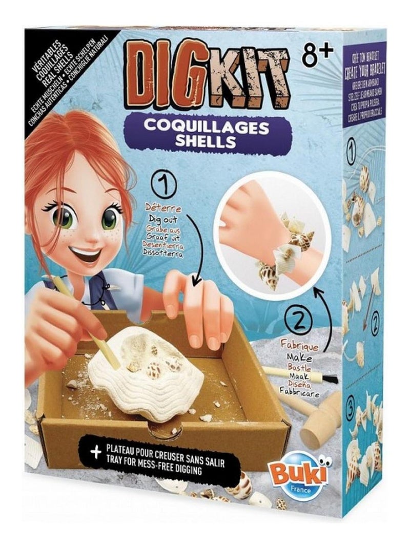 Kit d'Expériences Créatif Coquillages et Bracelets N/A - Kiabi