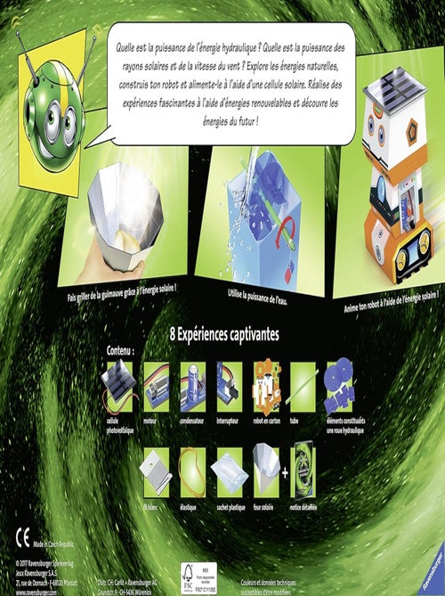 Kit D'expériences Science Energies Renouvelables - Ravensburger - Kiabi