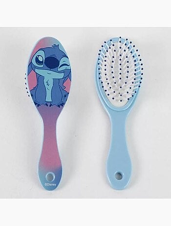 Kit d’hygiène disney lilo et stitch galaxy bleu avec trousse et accessoires