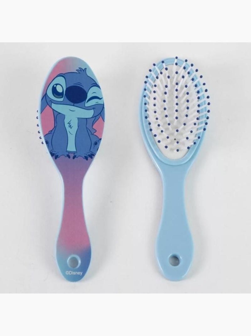 Kit d’hygiène disney lilo et stitch galaxy bleu avec trousse et accessoires Bleu - Kiabi