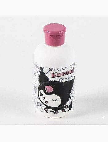 Kit d’hygiène hello kitty kuromi violet avec trousse, serviette, brosse et flacon