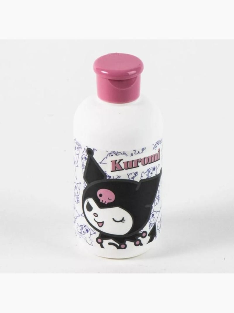 Kit d’hygiène hello kitty kuromi violet avec trousse, serviette, brosse et flacon Violet - Kiabi