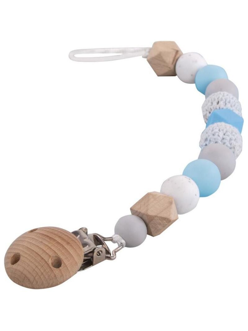Kit DIY - Attache-tétine en bois et en perles de - Rayher Bleu - Kiabi