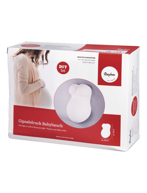Kit DIY - Souvenirs de grossesse - Moulage en plâtre du ventre - Kiabi
