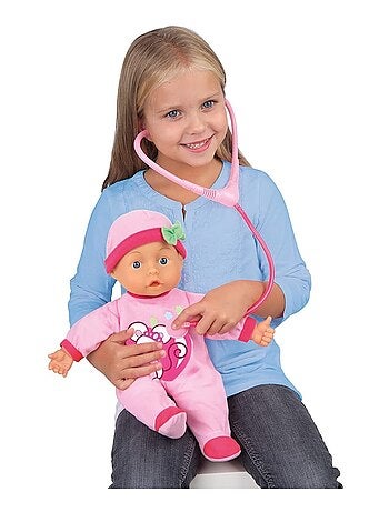 Kit docteur poupée bébé avec son
