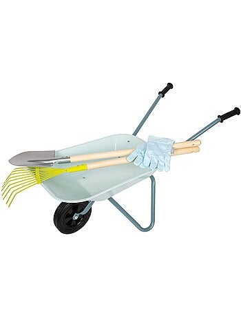 Kit d'outils de jardinage avec brouette