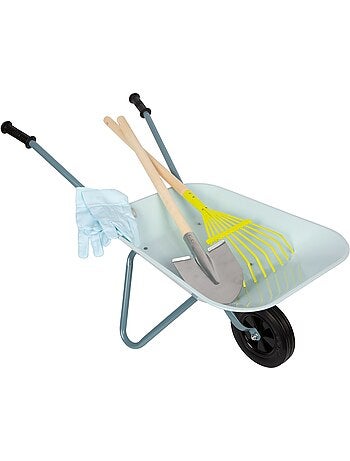 Kit d'outils de jardinage avec brouette