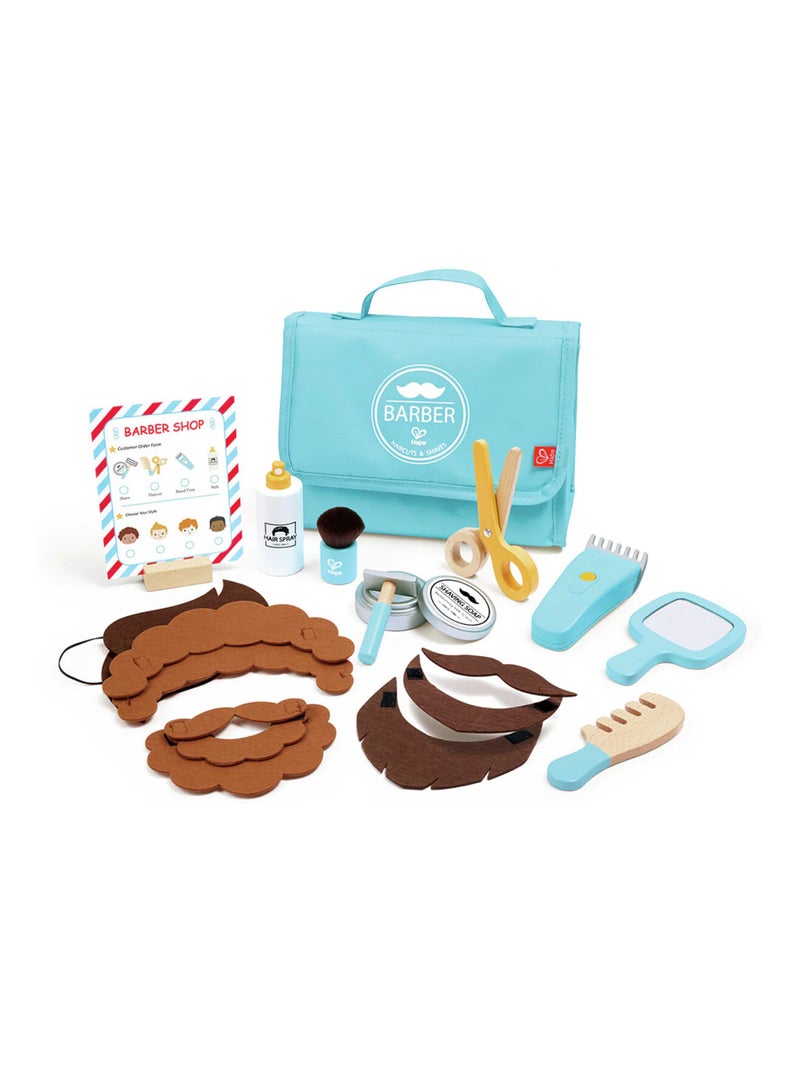 Kit Du Petit Barbier - Hape Bleu - Kiabi
