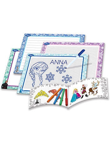 Kit école de dessin & feutres Frozen