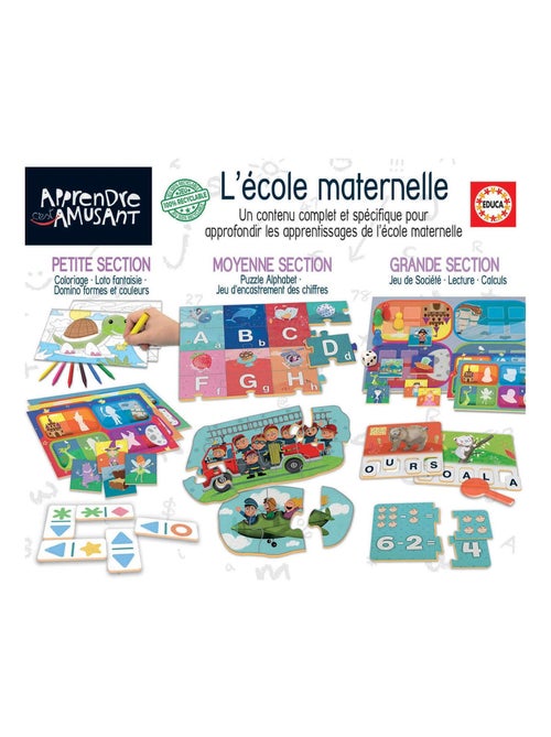 Kit Ecole Maternelle Apprendre C'est Amusant - Kiabi