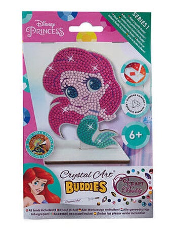 Kit figurine en bois à diamanter - Ariel La petite Sirène Disney - 11 cm