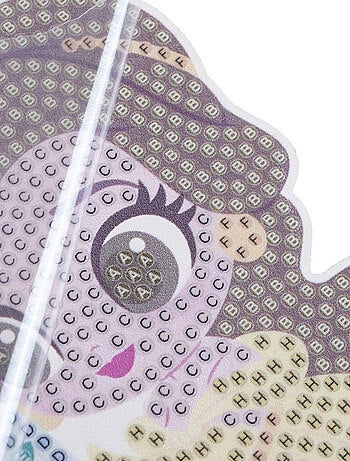 Kit figurine en bois à diamanter - Belle Disney - 11 cm