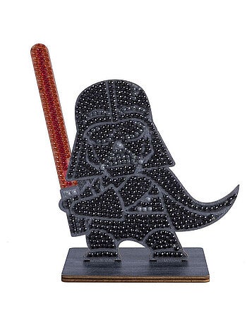 Kit figurine en bois à diamanter - Dark Vador Star Wars - 11 cm