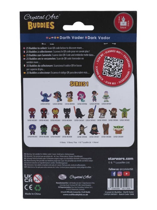 Kit figurine en bois à diamanter - Dark Vador Star Wars - 11 cm - Kiabi