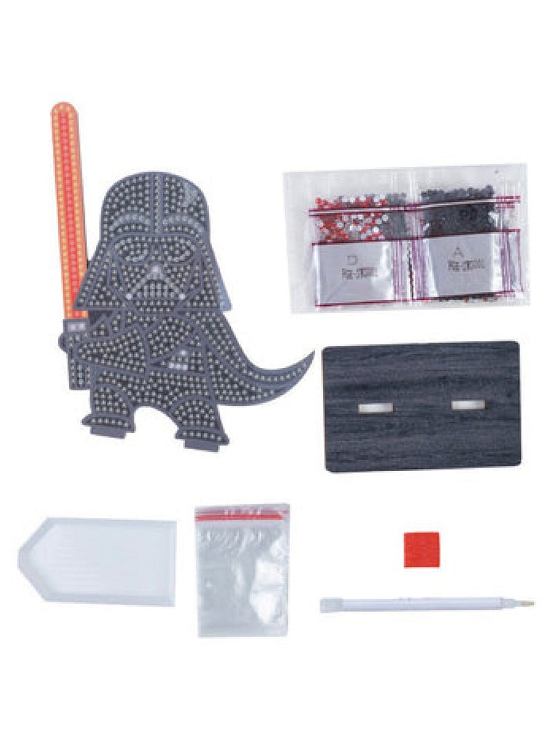 Kit figurine en bois à diamanter - Dark Vador Star Wars - 11 cm N/A - Kiabi